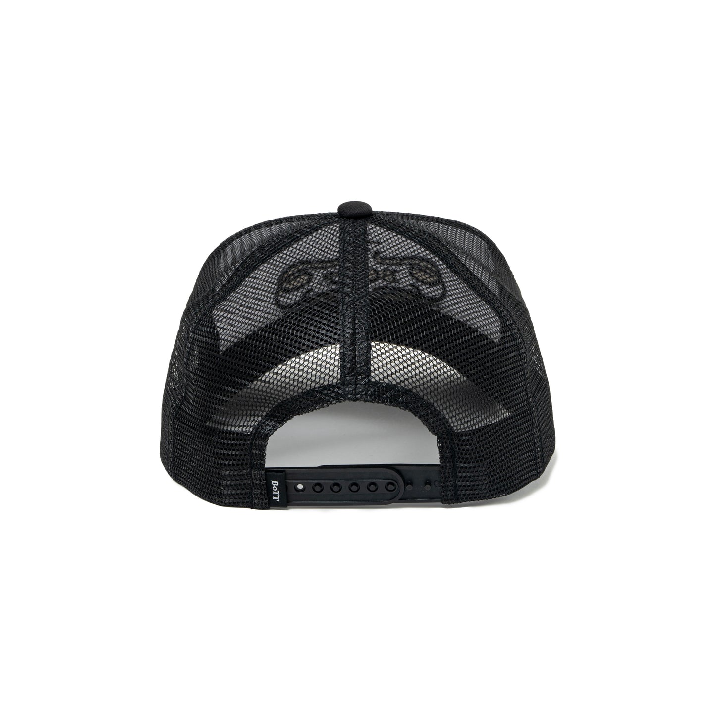 Luxe Logo Mesh-Back 5-Panel Trucker Cap
