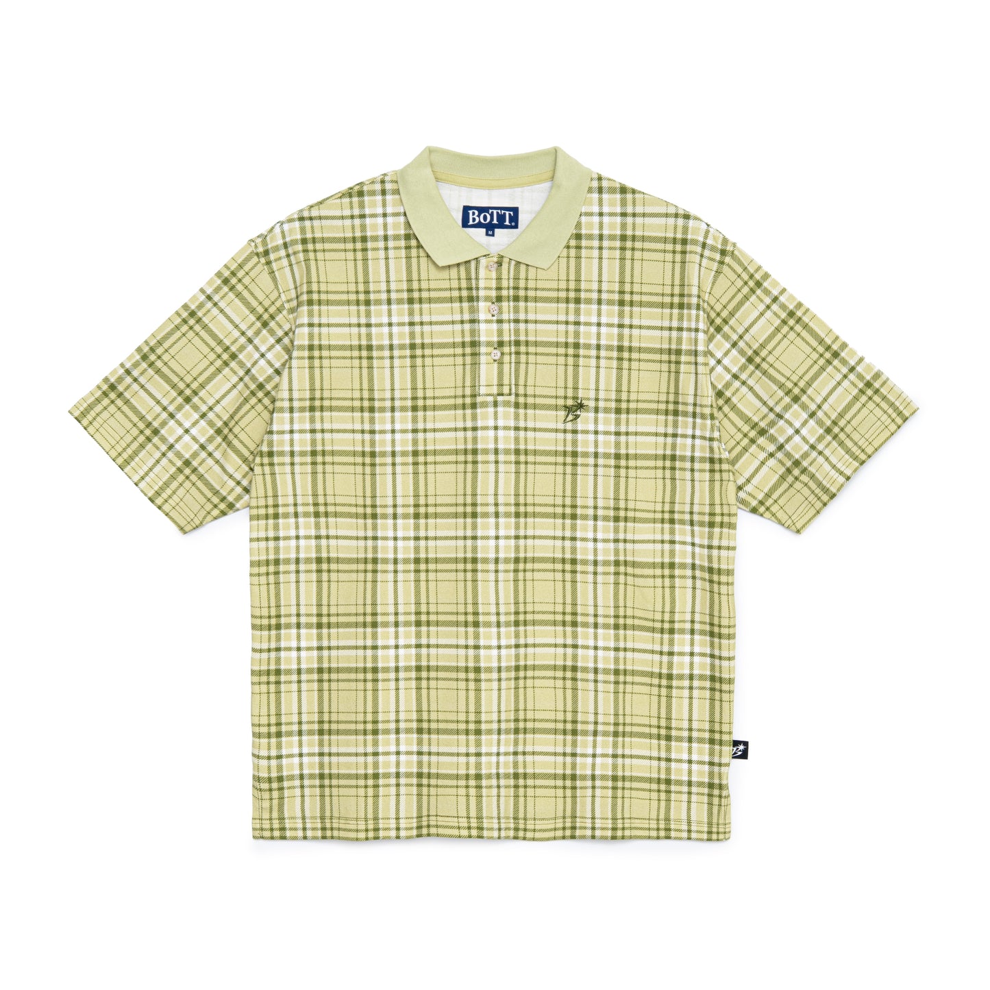 Plaid S/S Polo Shirt