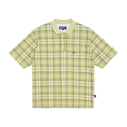 Plaid S/S Polo Shirt