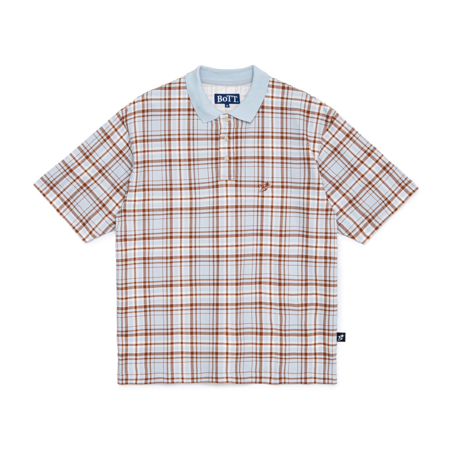 Plaid S/S Polo Shirt