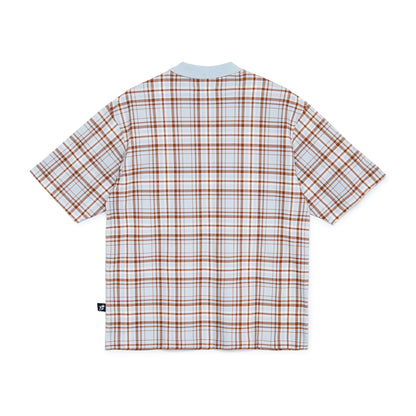 Plaid S/S Polo Shirt