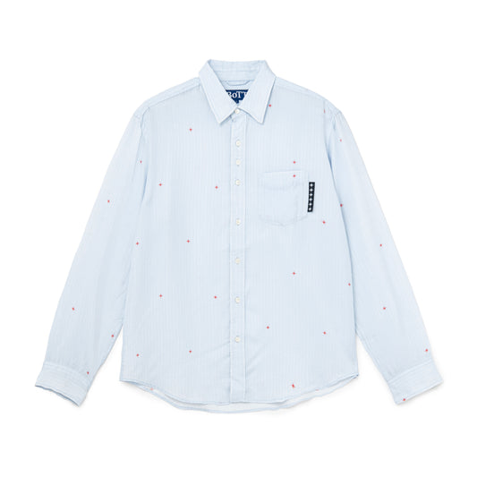 Printed Sparkle Striped Shirt