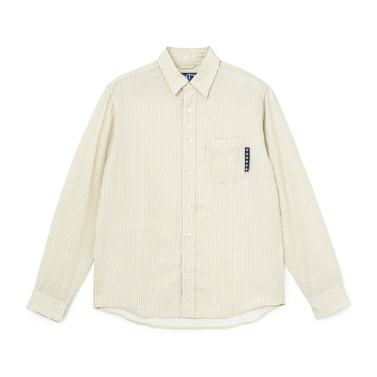 Printed Sparkle Striped Shirt