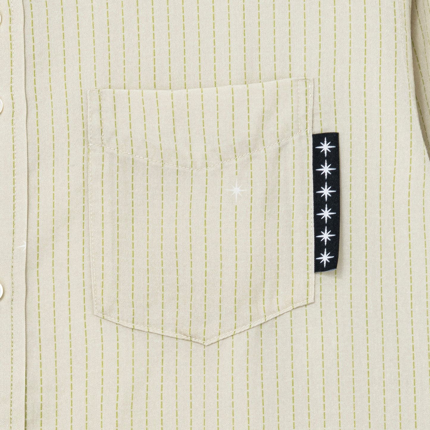 Printed Sparkle Striped Shirt