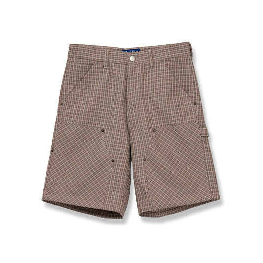 Plaid Double Knee Short