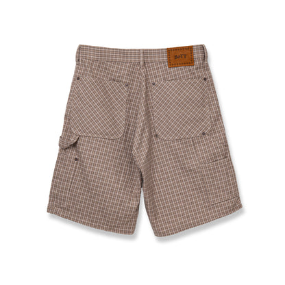 Plaid Double Knee Short