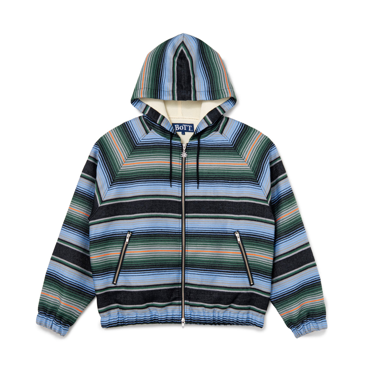 Serape Raglan Zip Hoodie