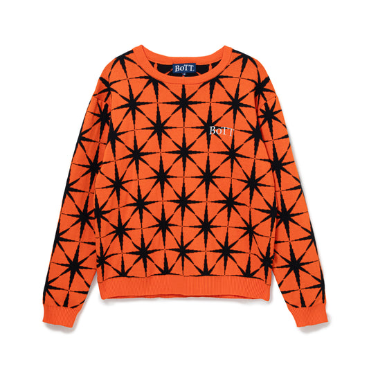 Sparkle Jacquard Knit Sweater