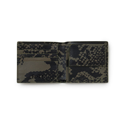 Python Printed Leather Wallet