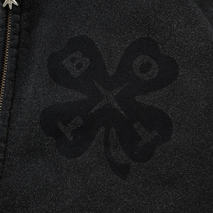 Washed Lucky Logo Zip Hoodie