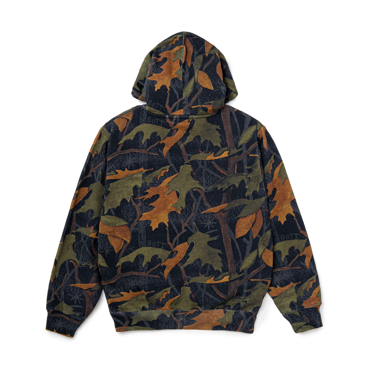 Washed Tree Camo Zip Hoodie