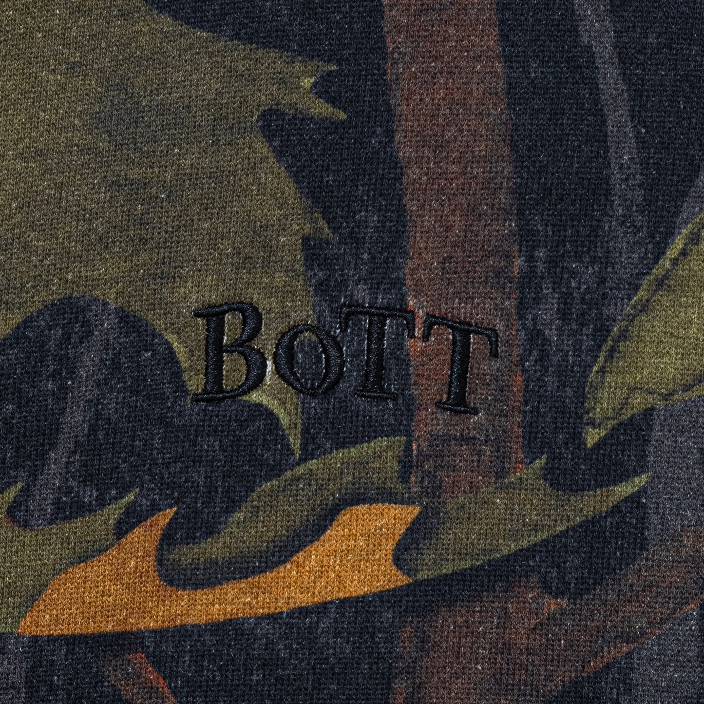 Washed Tree Camo Zip Hoodie