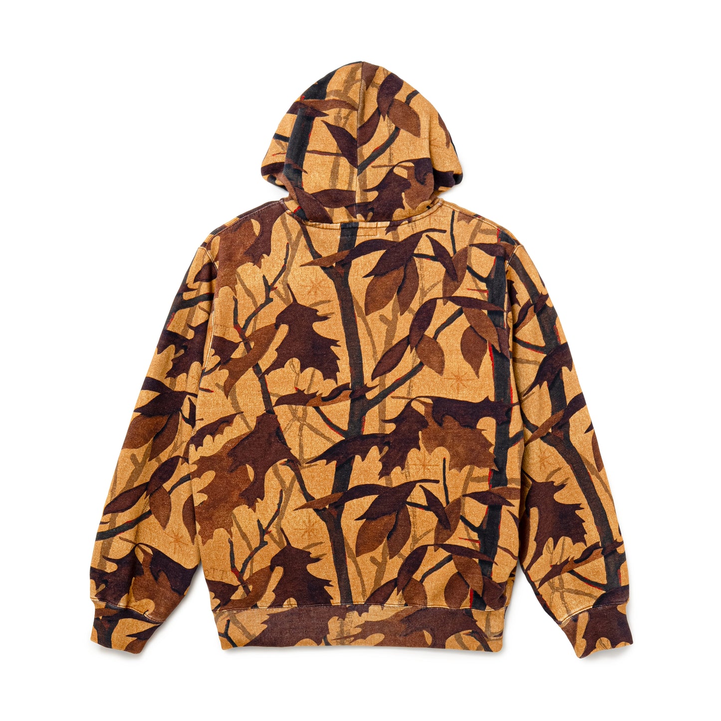 Washed Tree Camo Zip Hoodie