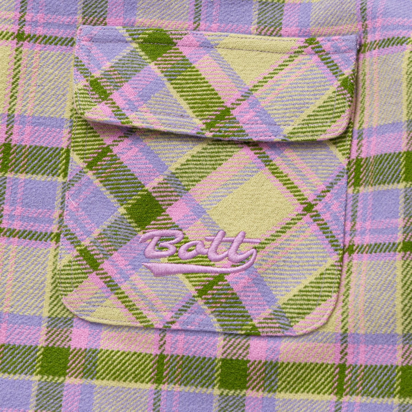 Zip-Up Flannel Shirt