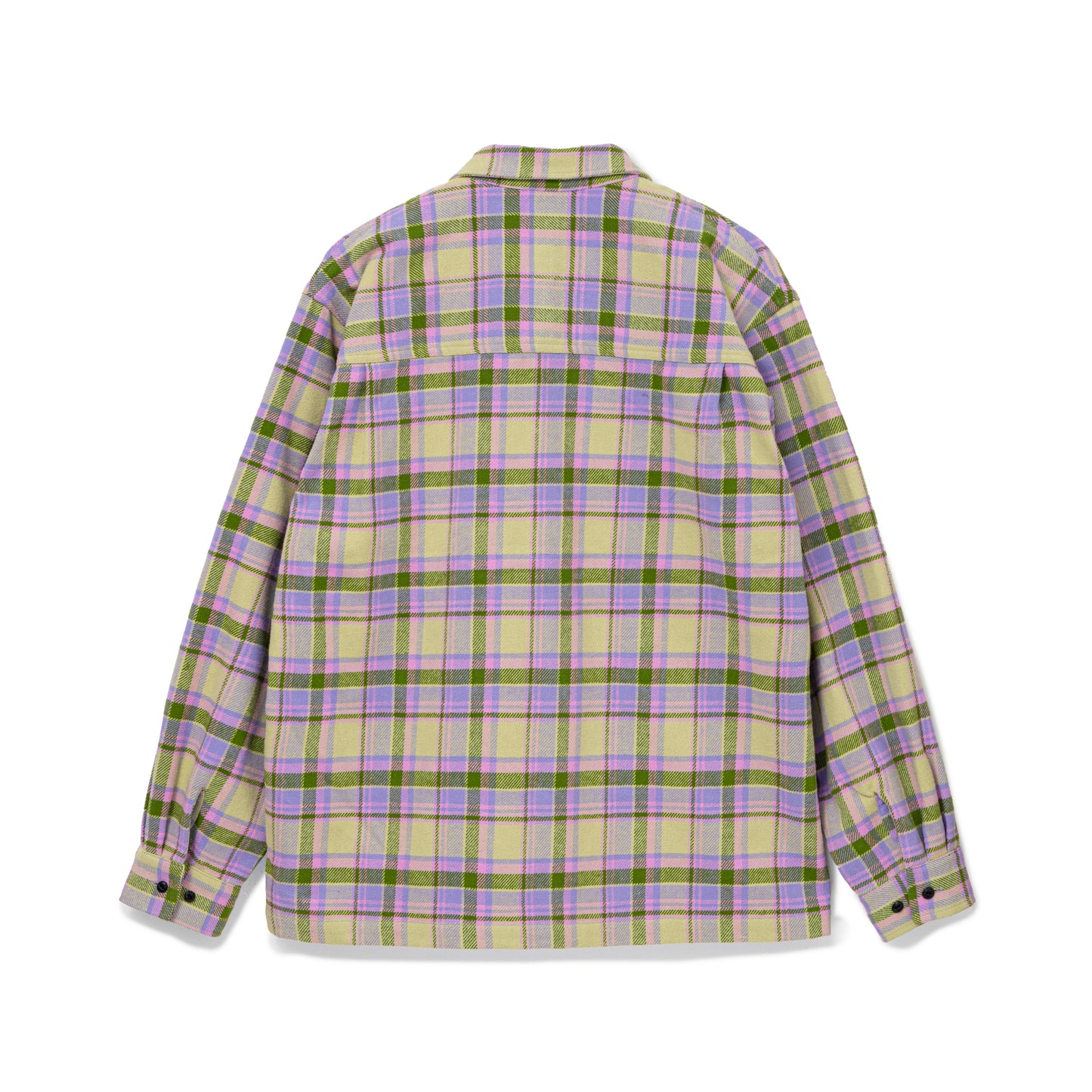 Zip-Up Flannel Shirt
