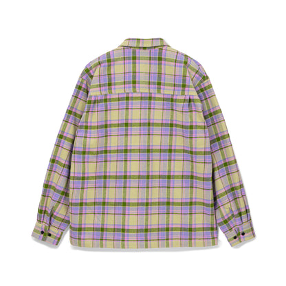 Zip-Up Flannel Shirt