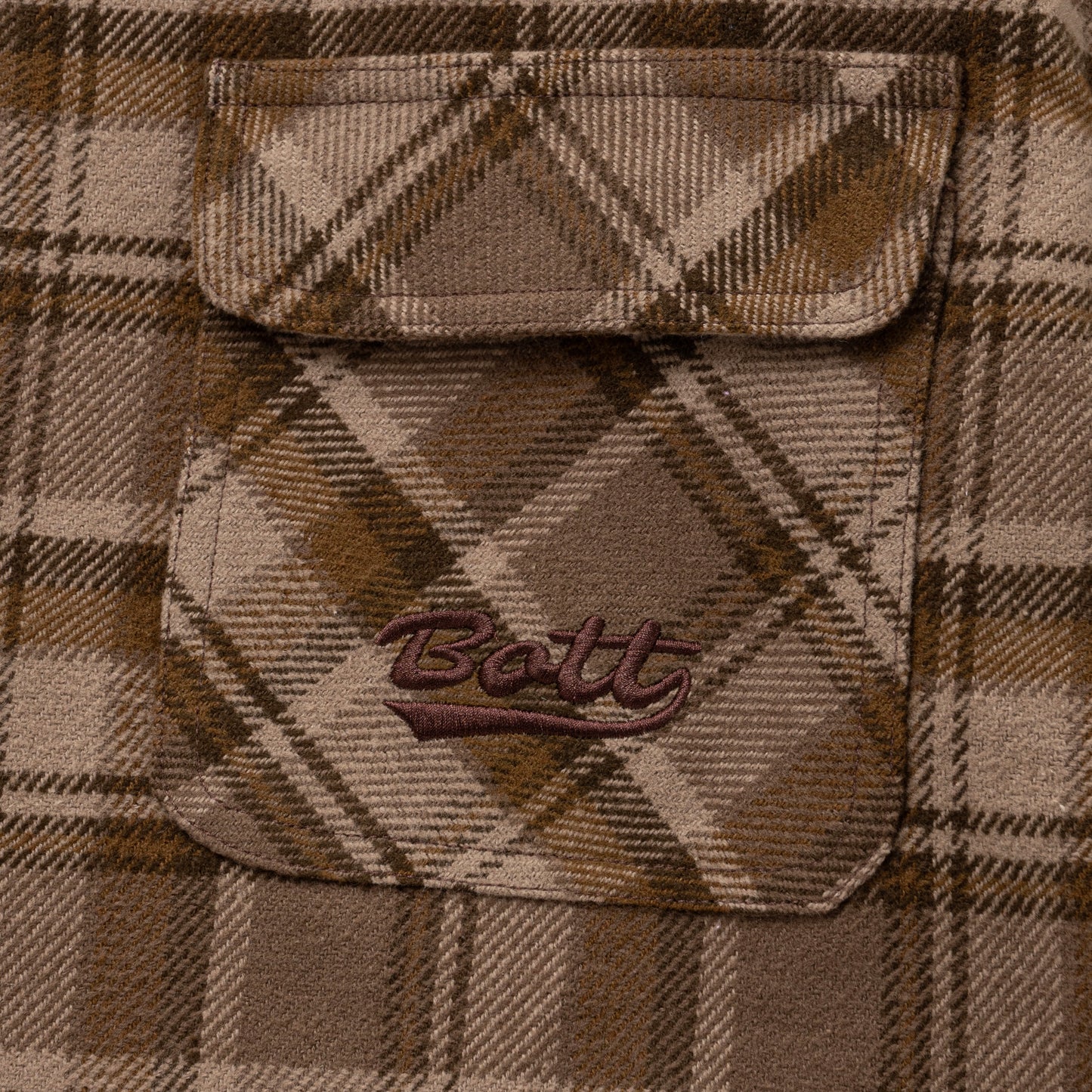 Zip-Up Flannel Shirt