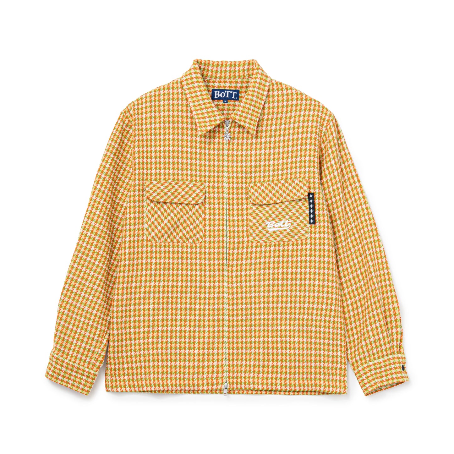 Zip-up Flannel Shirt