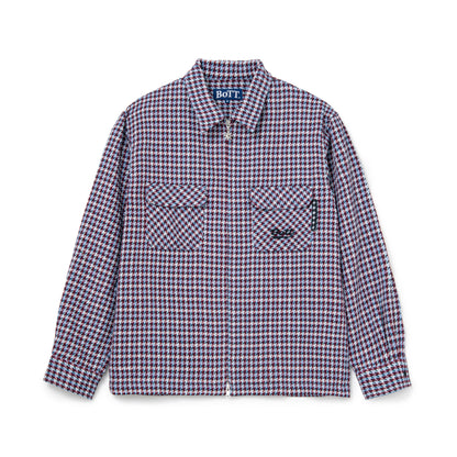 Zip-up Flannel Shirt