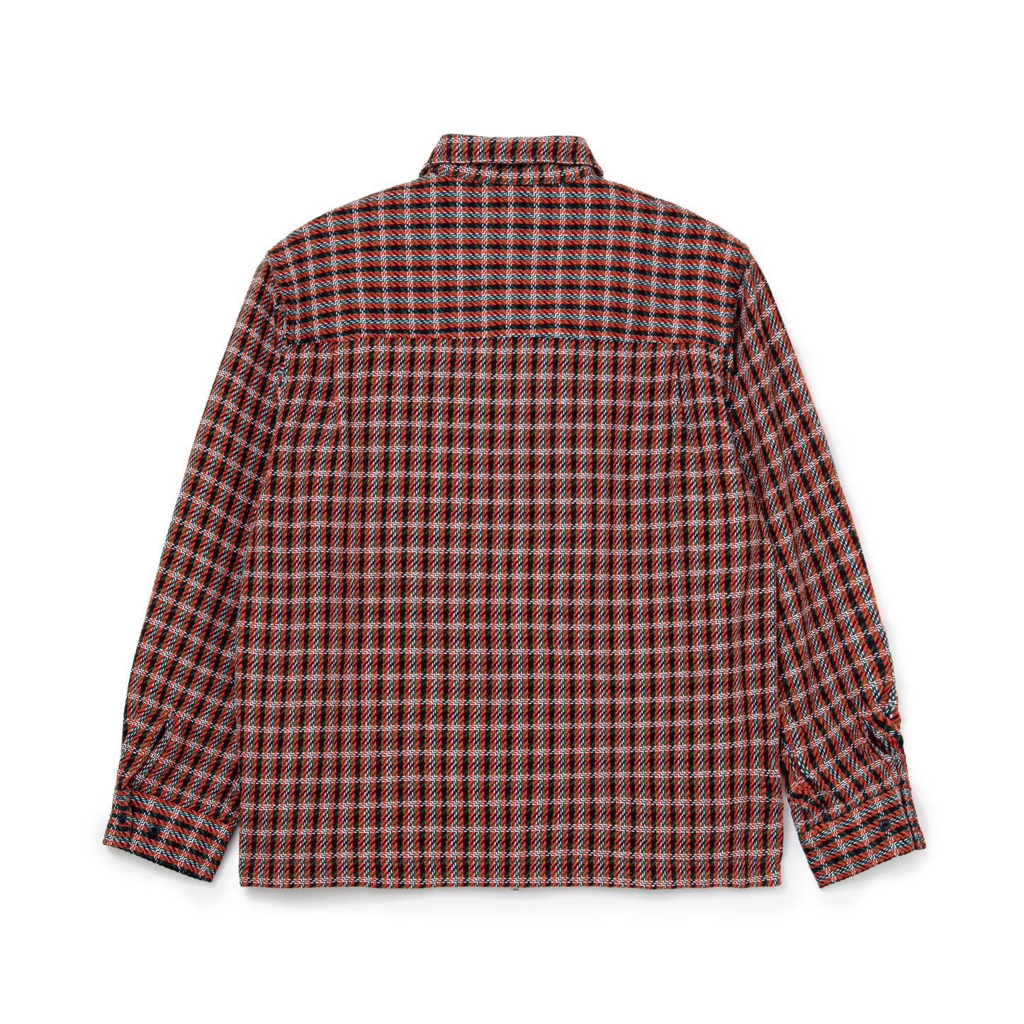 Zip-up Flannel Shirt