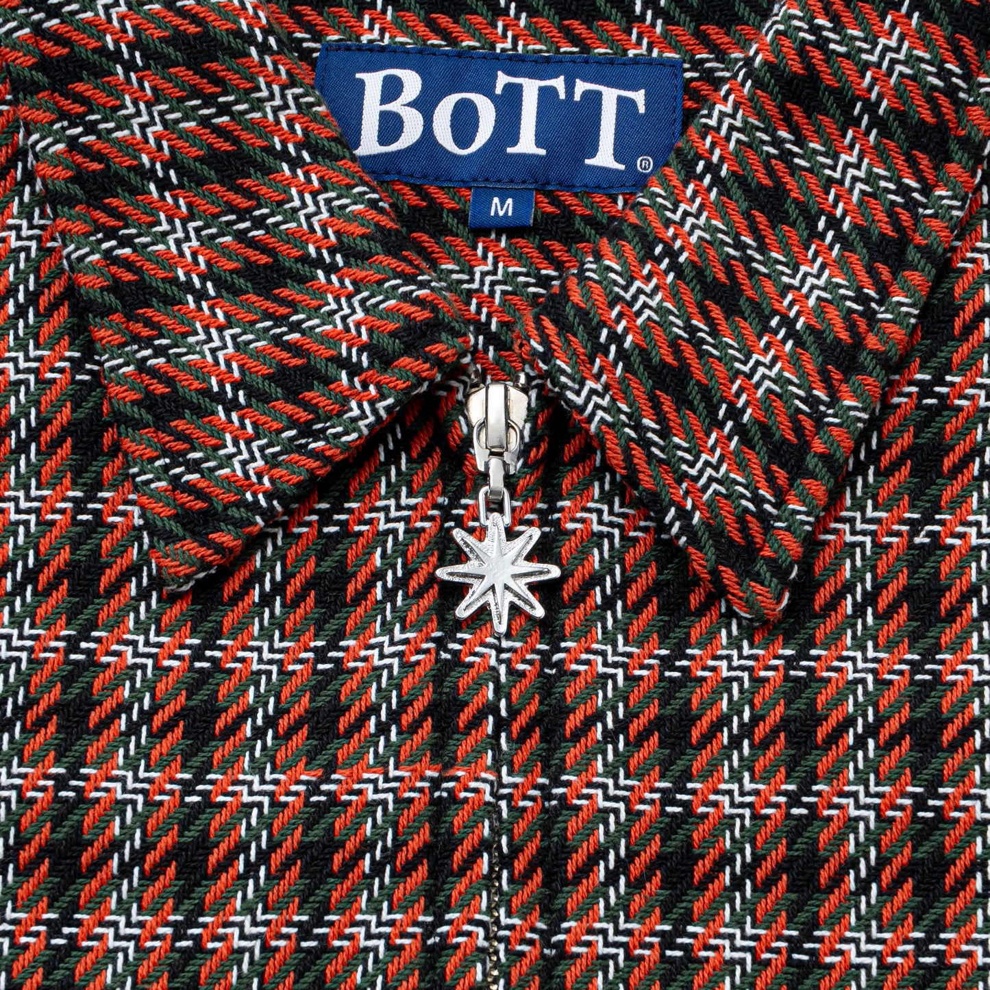 Zip-up Flannel Shirt