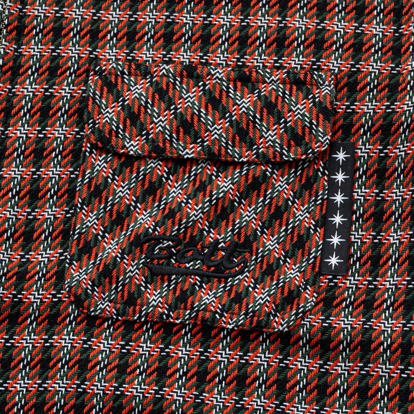 Zip-up Flannel Shirt