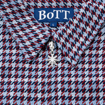 Zip-up Flannel Shirt