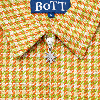 Zip-up Flannel Shirt