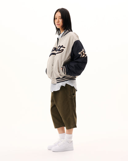 Nylon Varsity Jacket