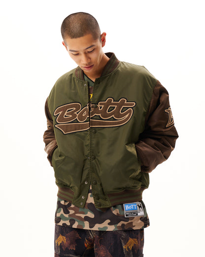 Nylon Varsity Jacket
