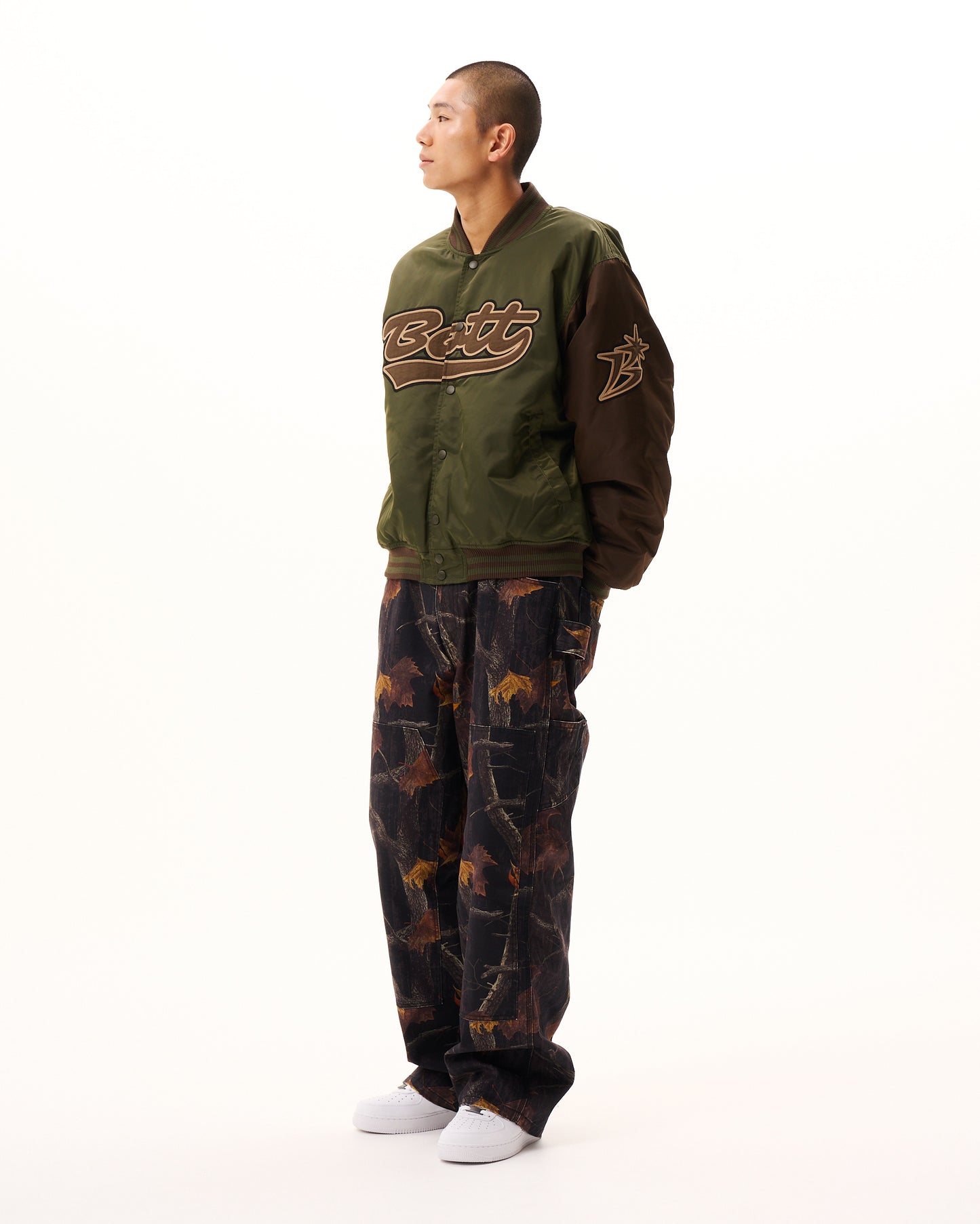 Nylon Varsity Jacket