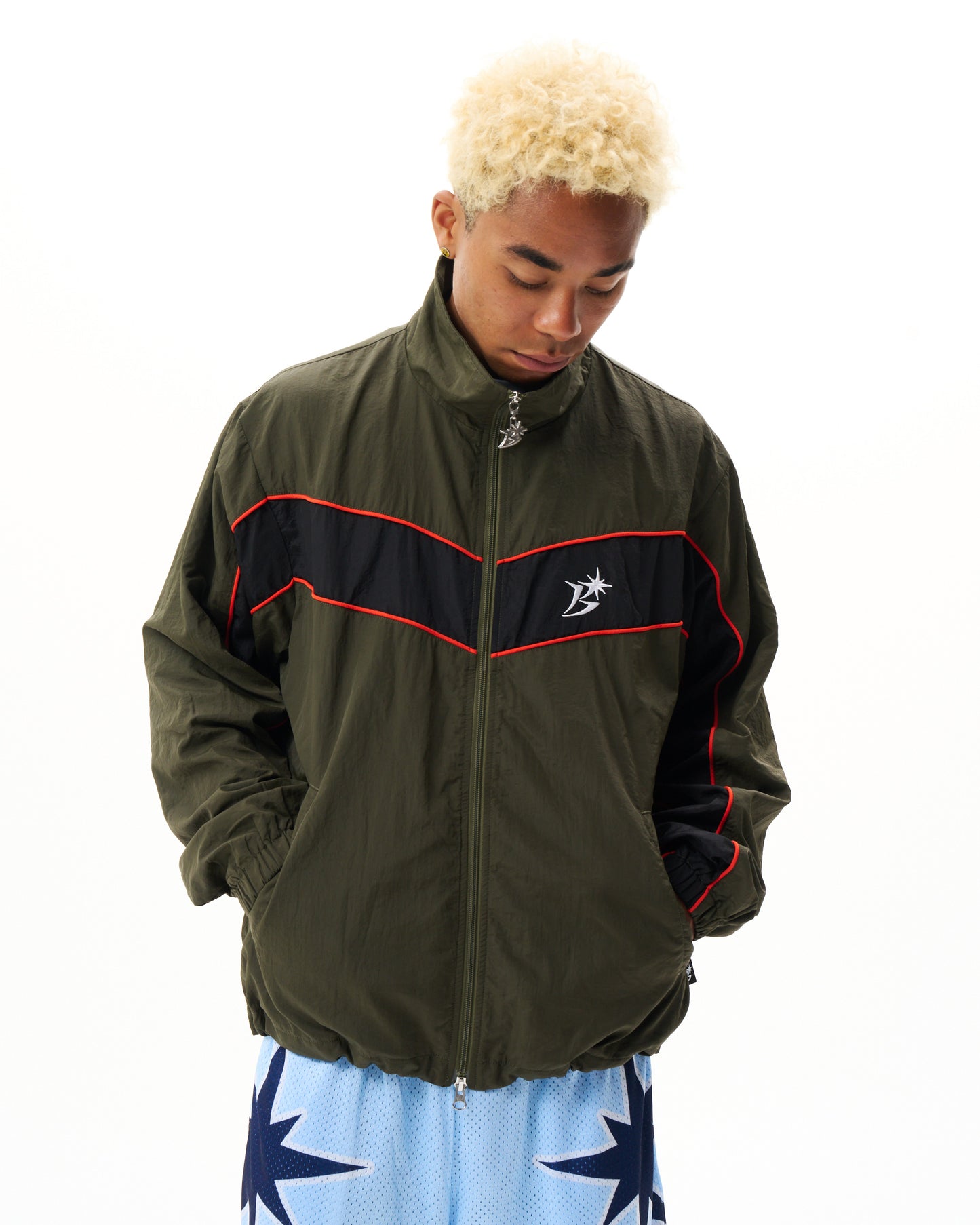 Paneled Track Jacket