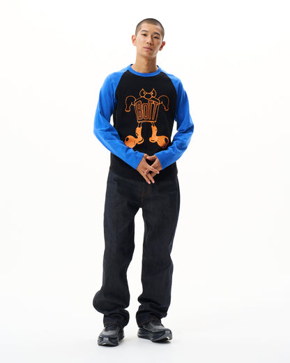 Big Boots Raglan L/S Tee