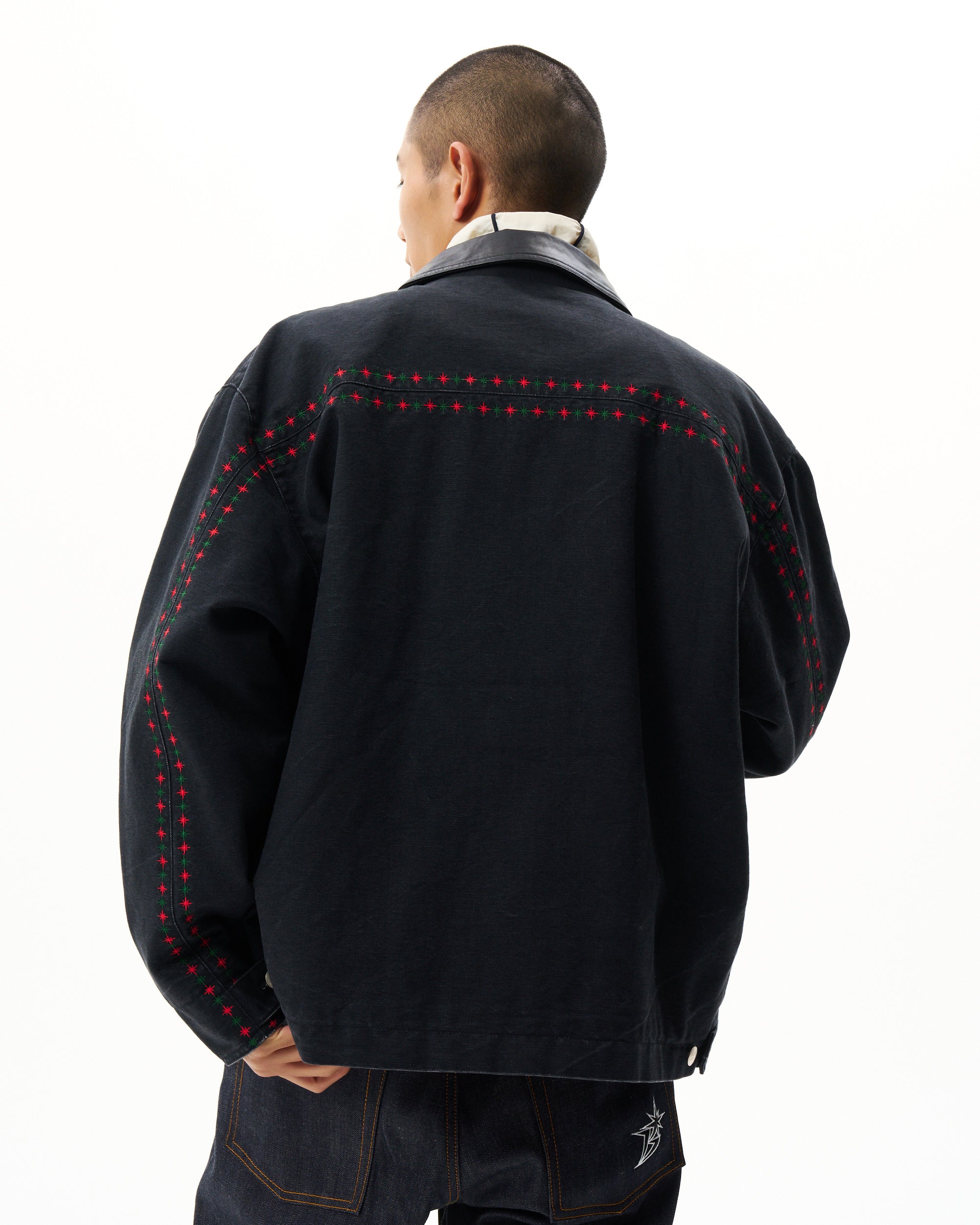 Leather Collar Work Jacket – BoTT