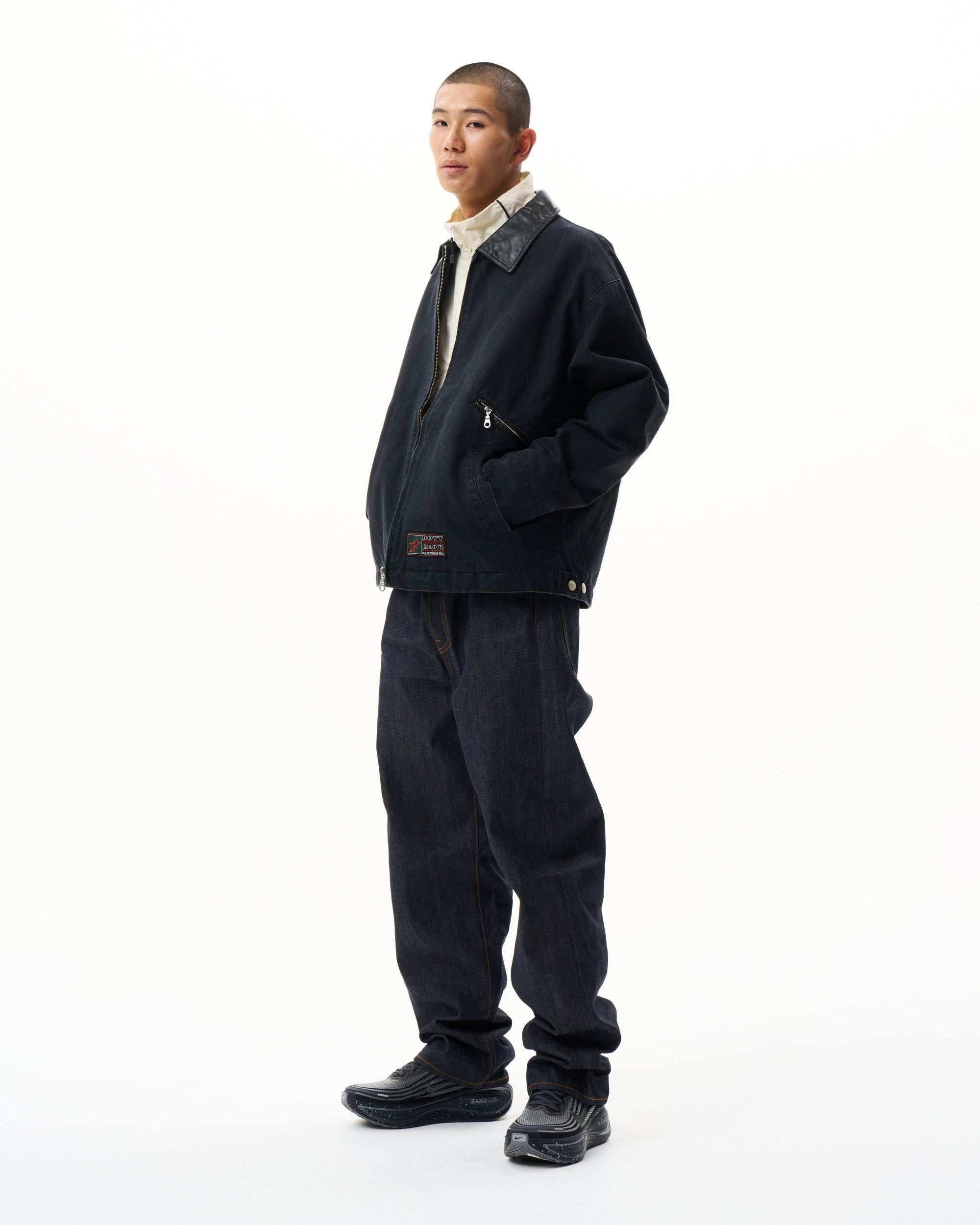 Leather Collar Work Jacket – BoTT