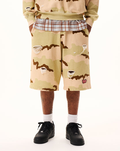Camo Sweat Short