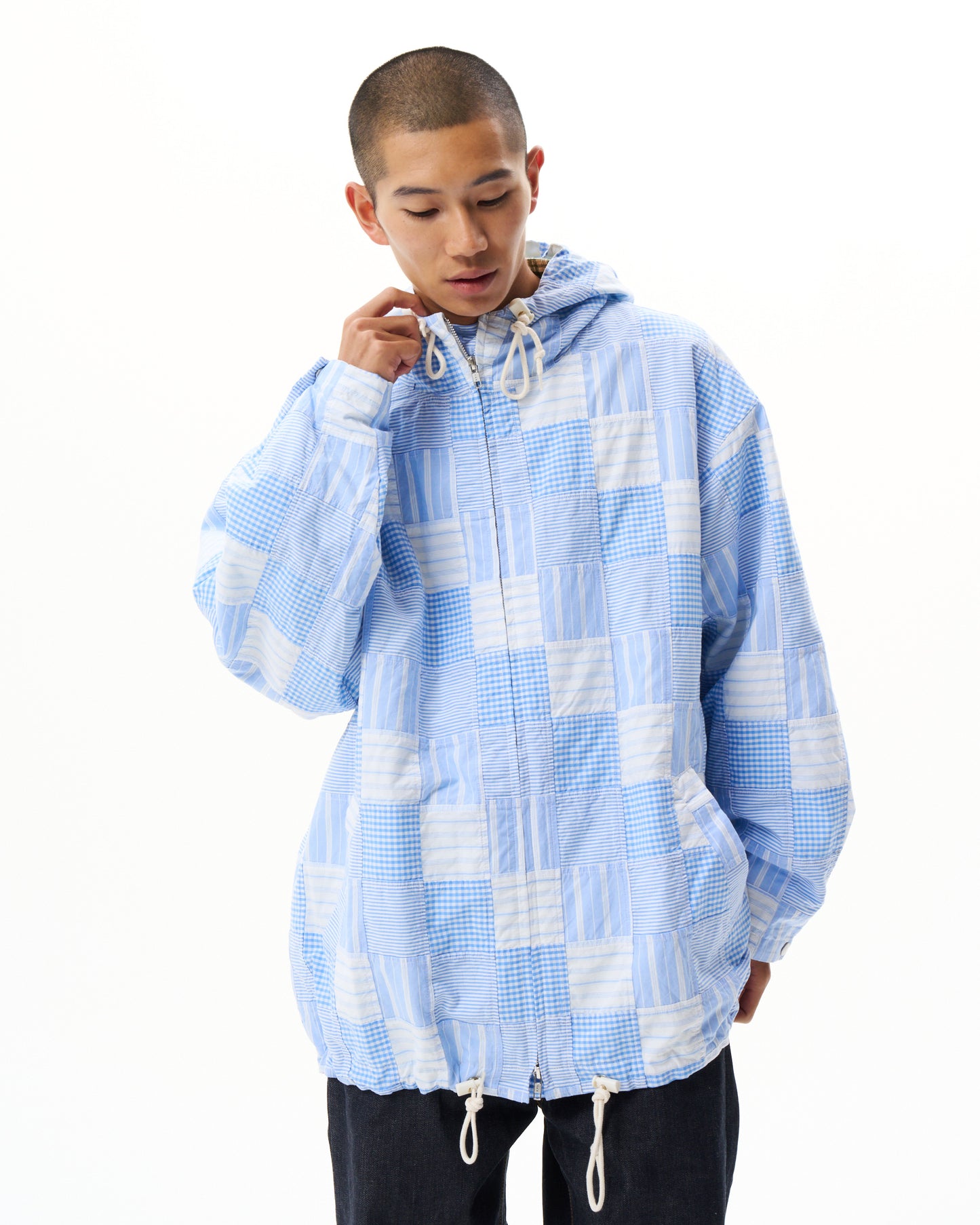 Patchwork Check Jacket