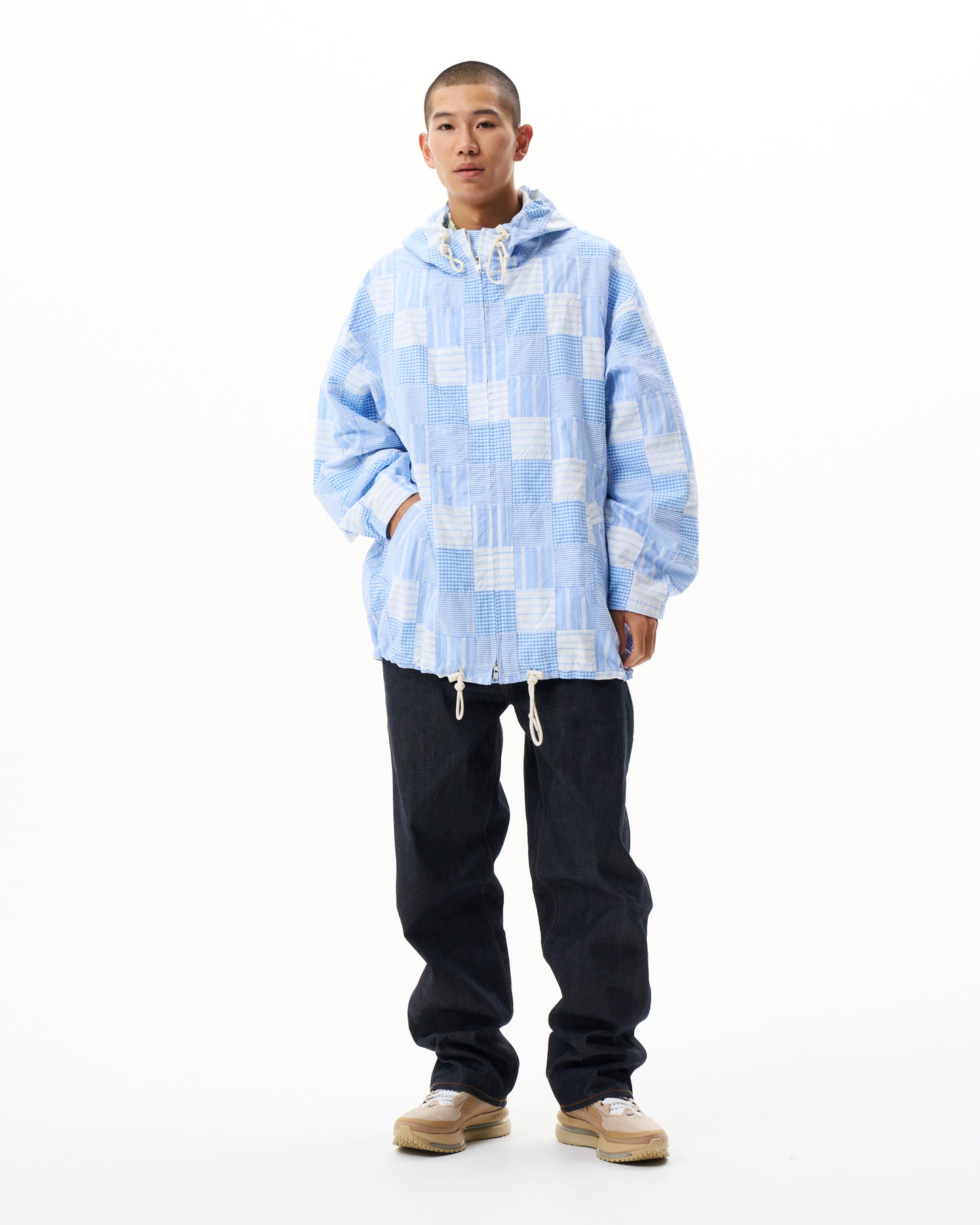 Patchwork Check Jacket