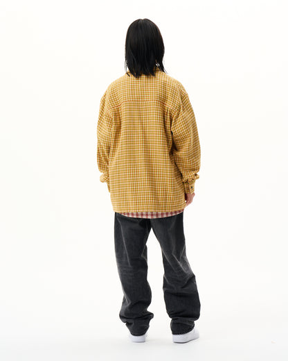 Zip-up Flannel Shirt