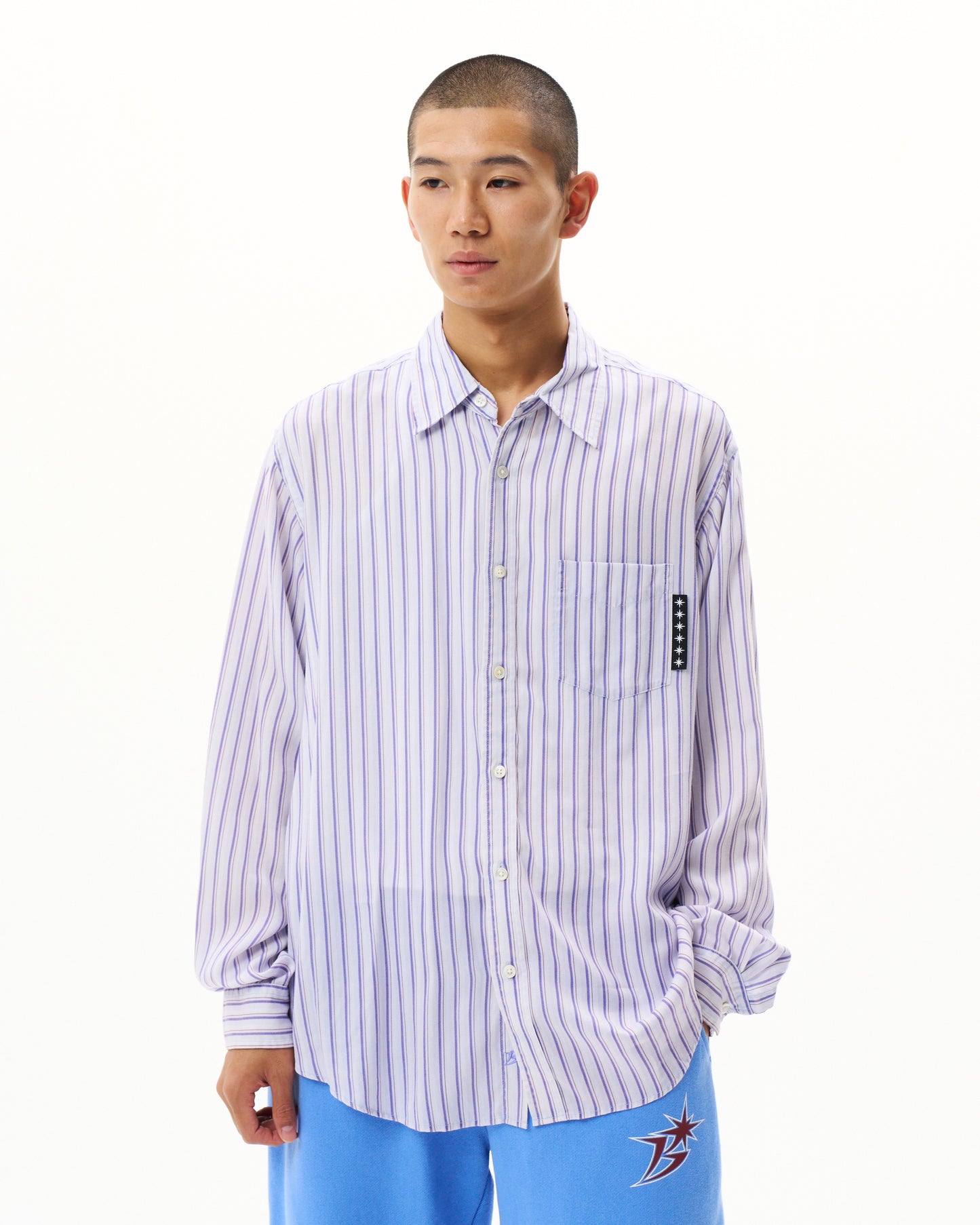 Printed Striped Shirt