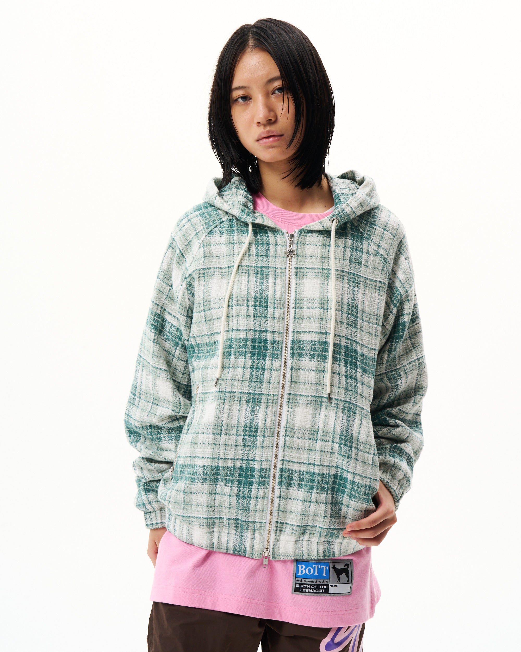 Heavy Check Zip Hoodie – BoTT