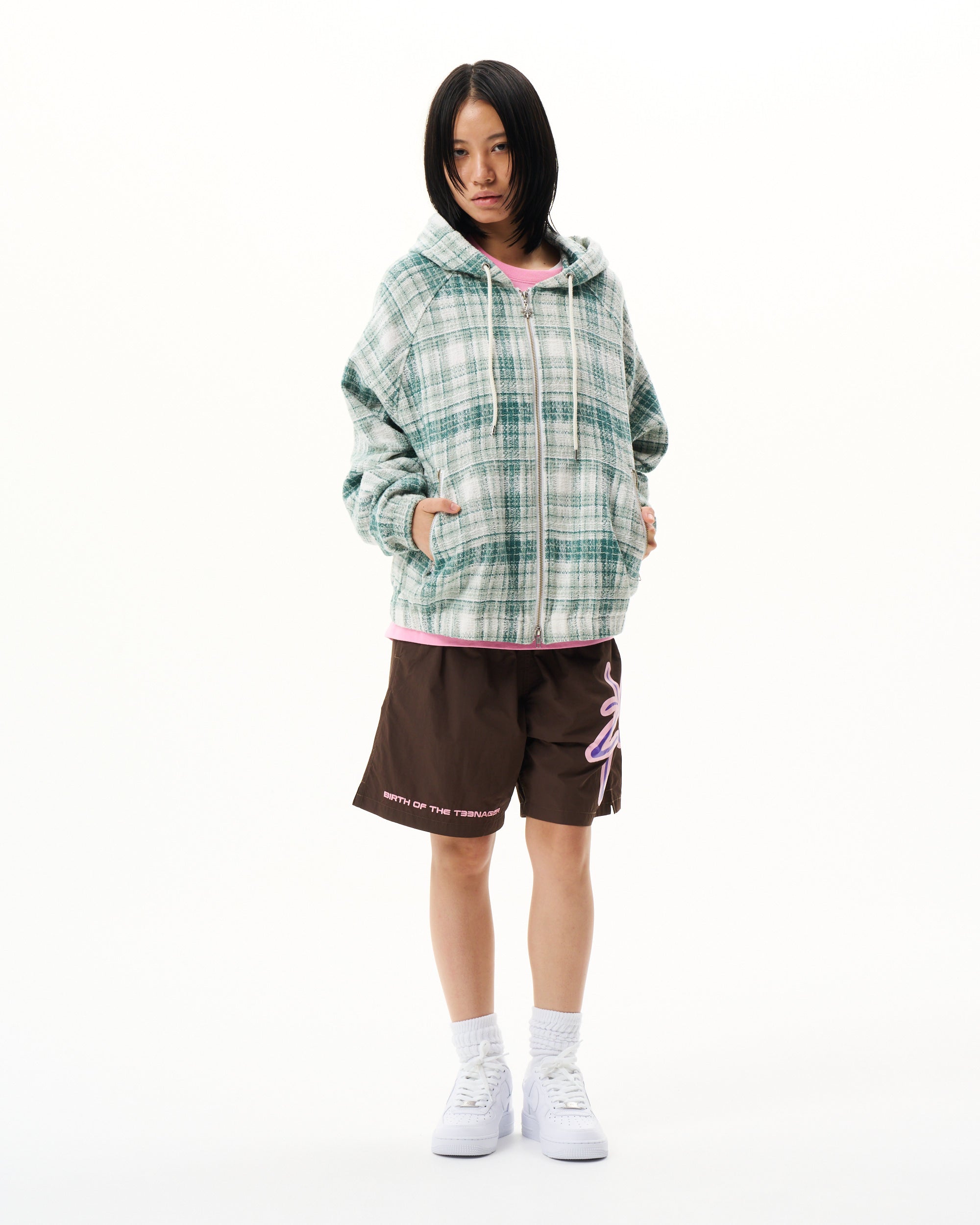 Heavy Check Zip Hoodie – BoTT