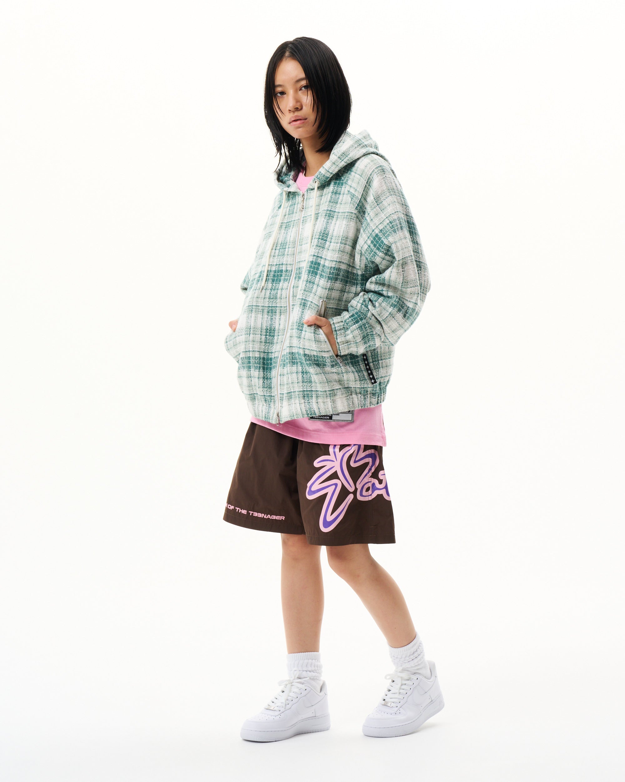 トップス BoTT Heavy Check Zip Hoodie M Heavy Check Zip Hoodie – BoTT