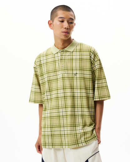 Plaid S/S Polo Shirt