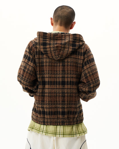 Heavy Check Zip Hoodie