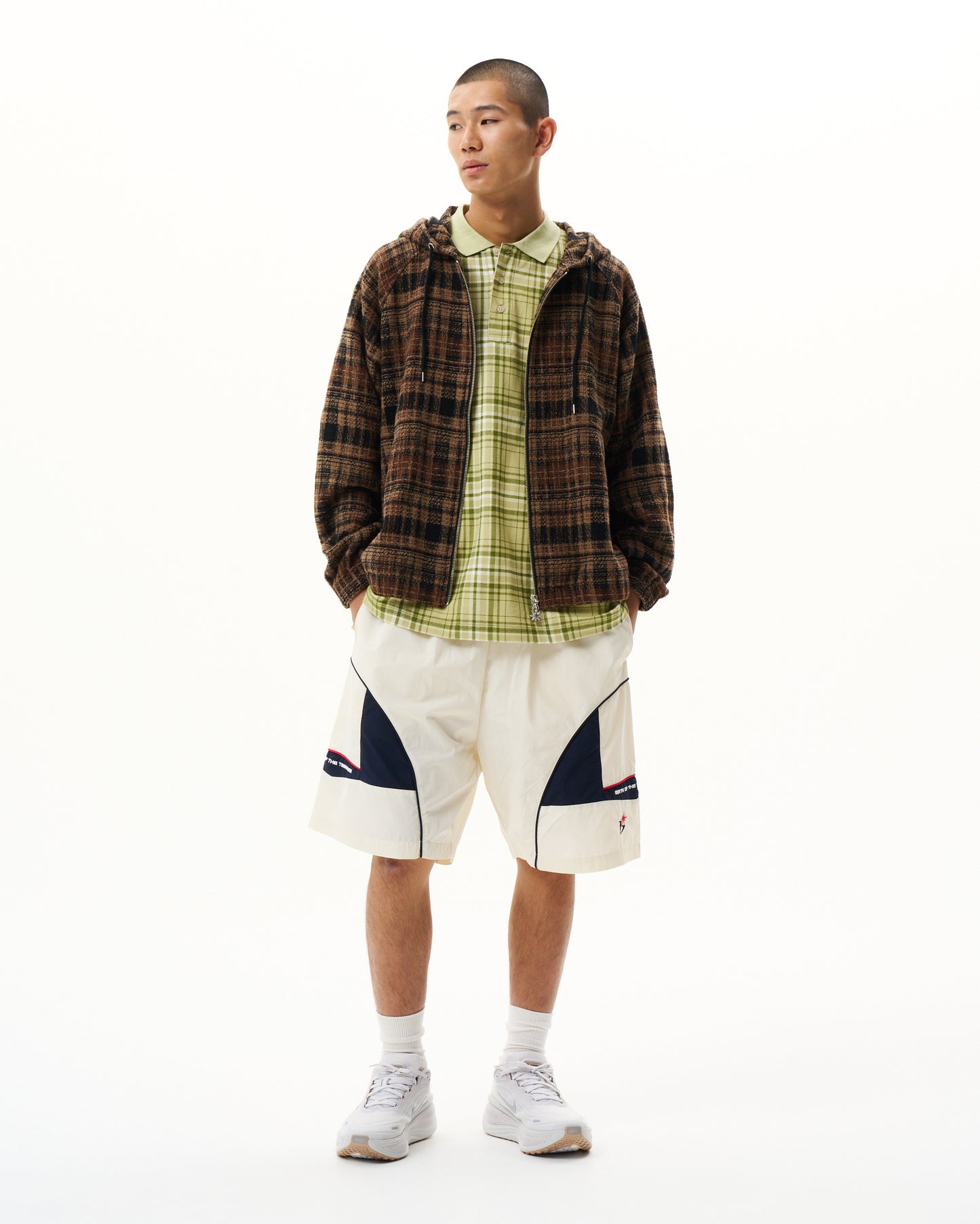Heavy Check Zip Hoodie