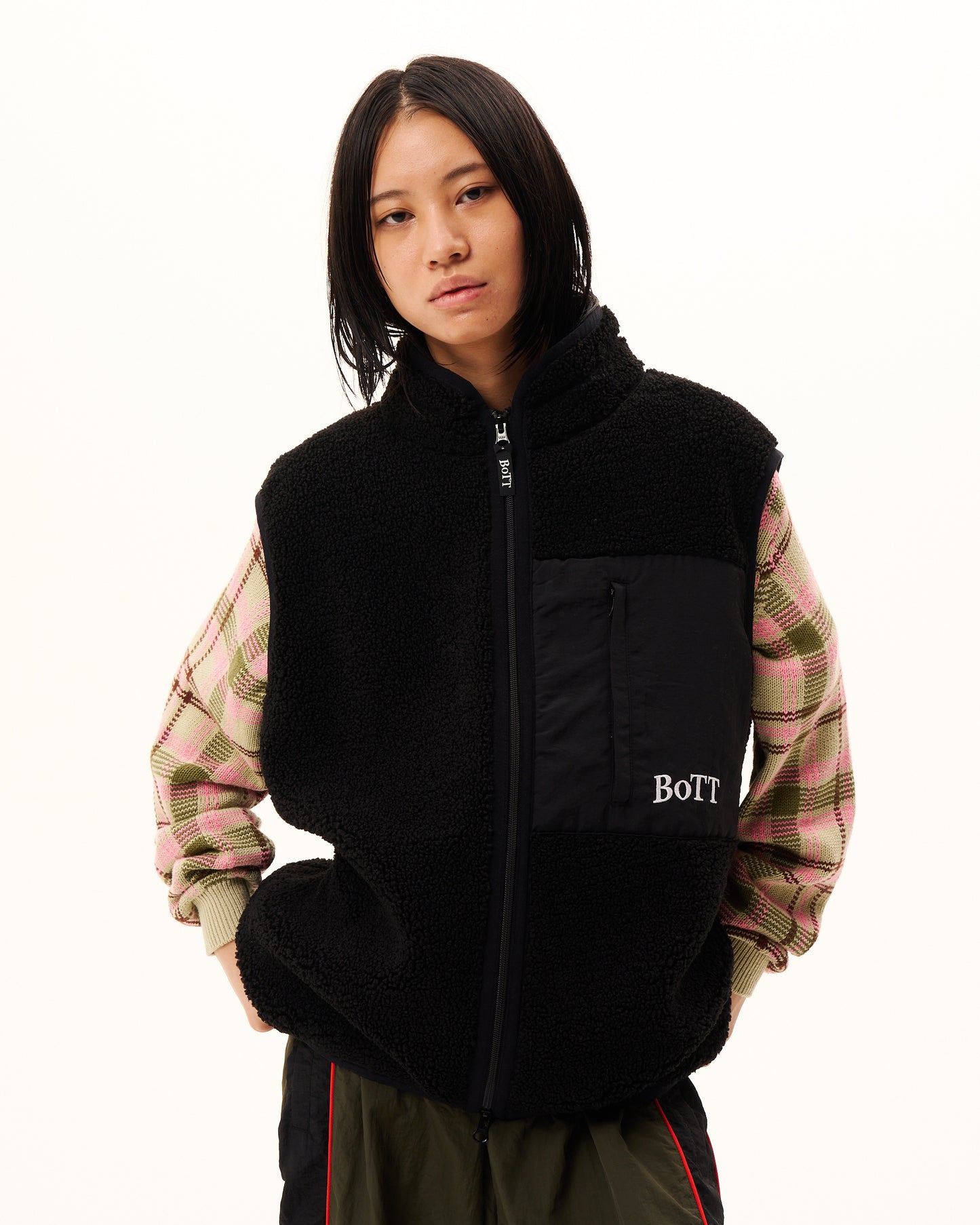 Fleece Zip Up Vest