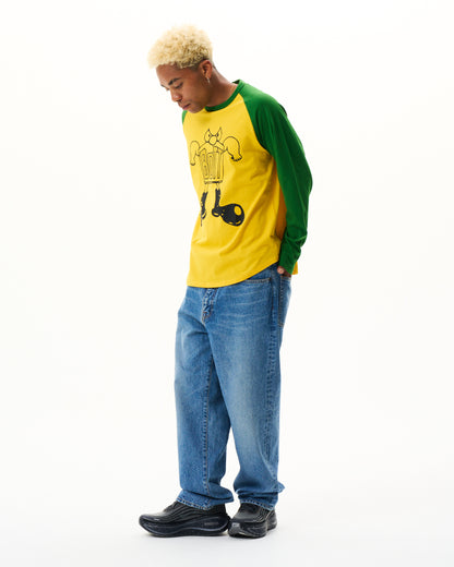 Big Boots Raglan L/S Tee